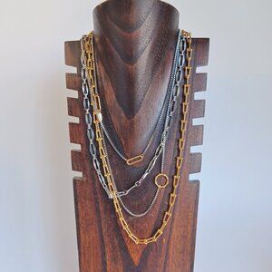 New for men's or women Stainless Steel Silver box chain necklace  20"